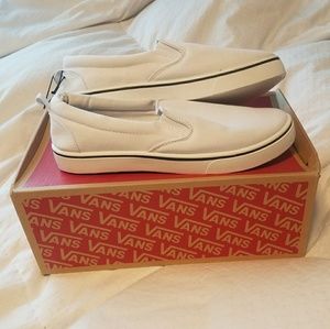 White Faux Vans